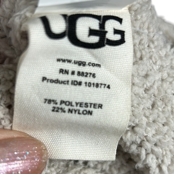 Ugg Judith Hooded Cardigan in Driftwood Size M/L - Picture 6 of 12